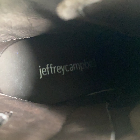 New Jeffrey Campbell scavenger 2 boots lace up heeled 6 - Picture 9 of 11